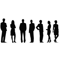 business people  silhouette