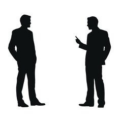 business people silhouette 