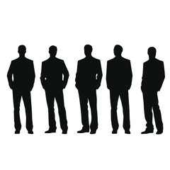 business people silhouette 