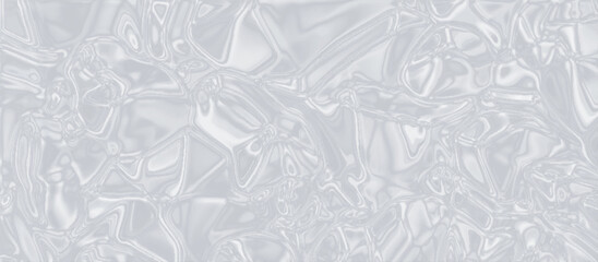 white silk or satin luxury cloth texture with crystalized marble texture, plastic or polyethylene bag texture with liquid stains, Texture of ice on the surface, Modern seamless grey background.
