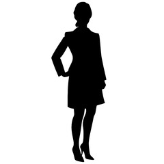 business people silhouette 