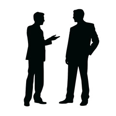 business people silhouette 
