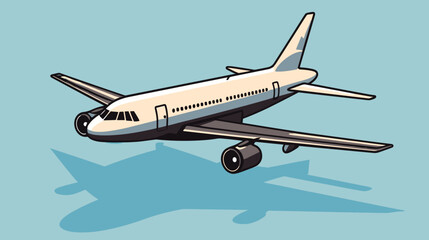 Pixelated airplane icon on a smartphone screen  representing travel and navigation apps. simple Vector Illustration art simple minimalist illustration creative