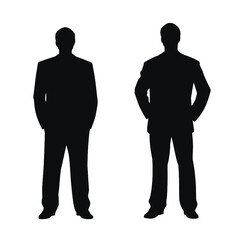 business people silhouette 