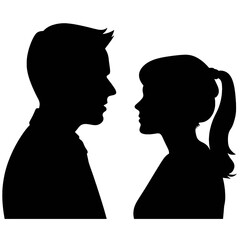 business people silhouette 