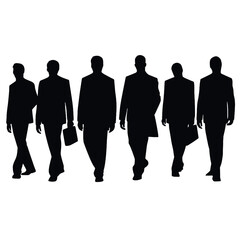 business people silhouette 