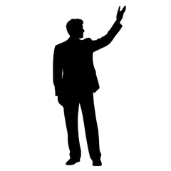 business people silhouette 