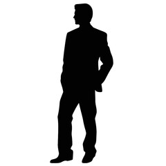 business people silhouette 