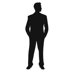 business people silhouette 
