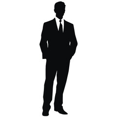 business people silhouette 