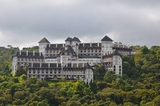 German architecture in Campos do Jord&atilde;o, Brazil - april 30, 2015: Campos do Jord&atilde;o downtown in Brazil. Capivari.