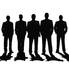 business people silhouette 