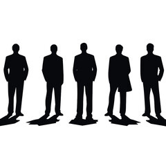 business people silhouette 