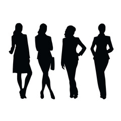 business people silhouette 