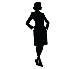 business people silhouette 