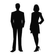 business people silhouette 