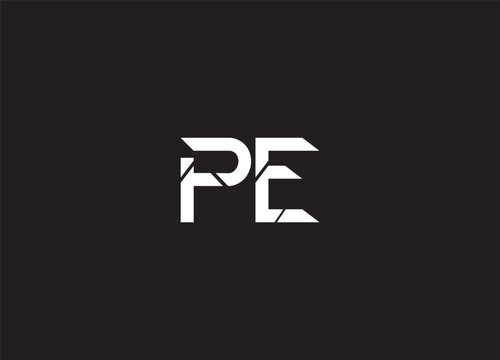 PE company group linked letter logo