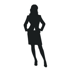 business people silhouette 