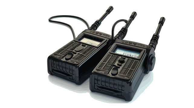 Portable radios, walkie-talkie.