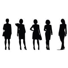 business people silhouette 
