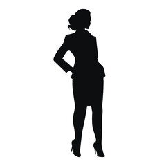 business people silhouette 