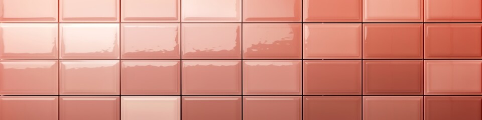 subtle light transition on glossy square wall tiles modern decor