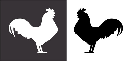 Illustration vector graphics of cock icon