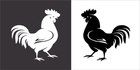 Illustration vector graphics of cock icon