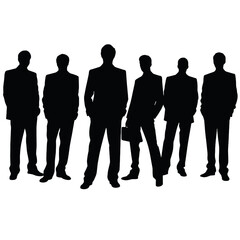 business people silhouette 