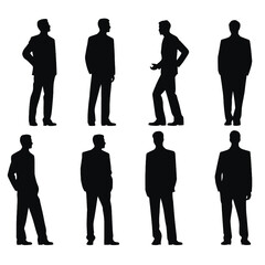 business people silhouette 