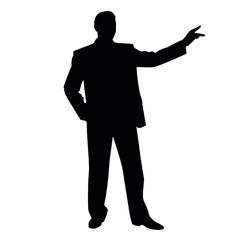 business people silhouette 