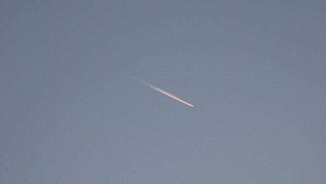 Planes spraying chemicals in the sky. The chemtrail conspiracy theory