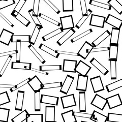 Vector Trends Abstract Geometry Monochrome Patterns