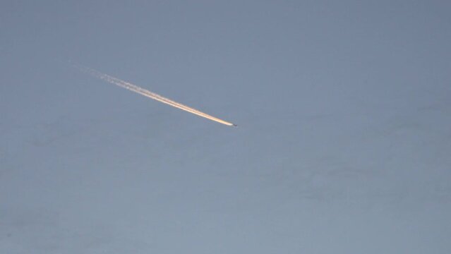 Planes spraying chemicals in the sky. The chemtrail conspiracy theory