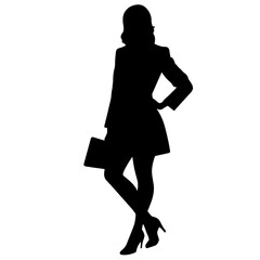 business people silhouette 