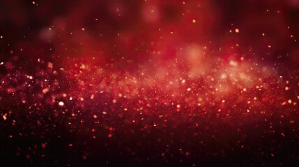 effect dust red particles illustration abstract glitter, texture bokeh, glow flare effect dust red particles