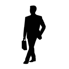 business people silhouette 