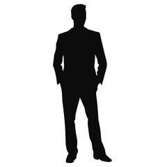Fototapeta premium business people silhouette 