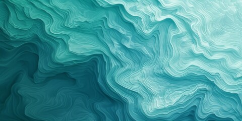 Obraz premium dark blue teal water watercolor background, blue wave sea underwater watercolor, blue topografi sea watercolor