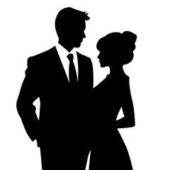 business people silhouette 