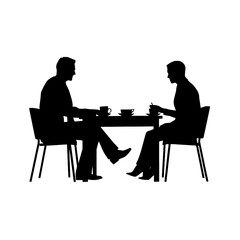 business people silhouette 