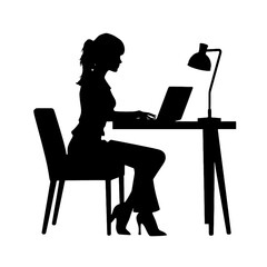 business people silhouette 