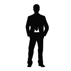 business people silhouette 