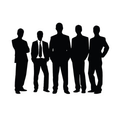 business people silhouette 