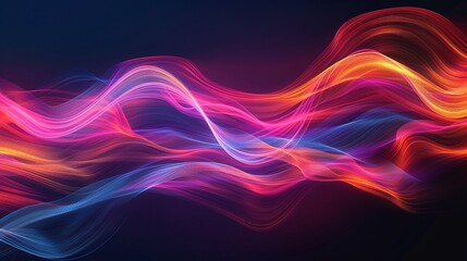 Dynamic Abstract with mixed colors in motion background