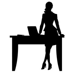 business people silhouette 