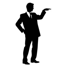 Fototapeta premium business people silhouette 