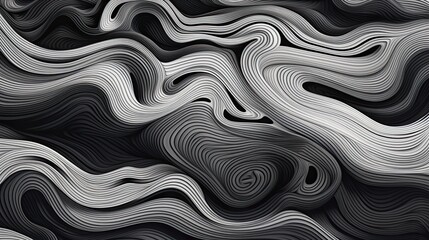 Fototapeta premium fine black and white line that nerve and seperate and a life like pattern