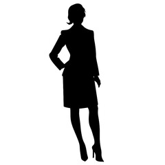 business people silhouette 