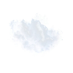 A white powder, Abstract white smoke cloud, a soft white Smoke explode cloudy on transparent png.	
